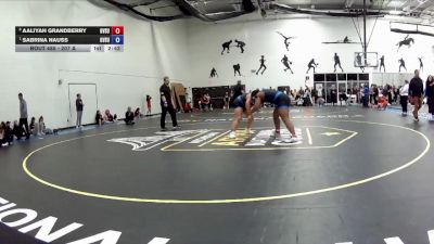 207 A Quarterfinal - Sabrina Nauss, Grand Valley State University vs Aaliyah Grandberry, Grand Valley State University