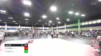 86 lbs Quarterfinal - Gavin Whatley, Sunkist Kids Monster Garage vs Xander Poulin, Dominate WC