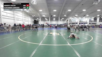 61 lbs Consi Of 4 - Hendryx Walsh, Wrestlers Way vs Alexander Carrozza, Newtown