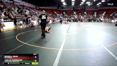 135 lbs Cons. Round 3 - Carlos Rodriguez, White House Wrestling vs Russell Crum, Wellington