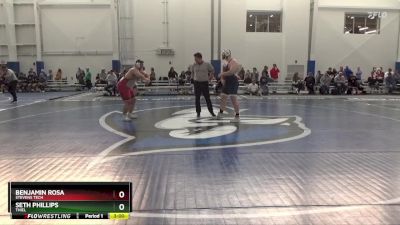 285 lbs Cons. Round 5 - Benjamin Rosa, Stevens Tech vs Seth Phillips, Thiel