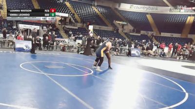 185 lbs Final - Leanna Watson, Putnam vs Emma Leonido, Hanover