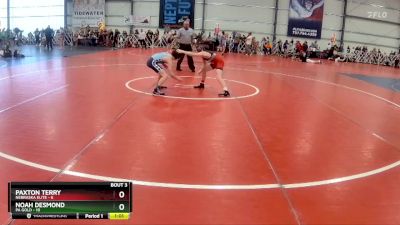 88 lbs Rd# 2 10:30am Friday - Noah Desmond, PA Gold vs Paxton Terry, Nebraska Elite