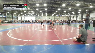145 lbs Rr Rnd 1 - Quinton Warlikowski, Journeymen Red - HSB vs Aleksandr Belfer, Kraken Black - HSB
