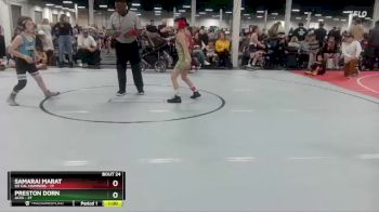 84 lbs Round 5 (10 Team) - Preston Dorn, ACES vs Samarai Marat, So Cal Hammers
