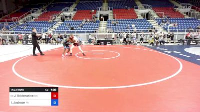 132 lbs Cons 16 #1 - Jack Bridenstine, MN vs Isaiah Jackson, PA