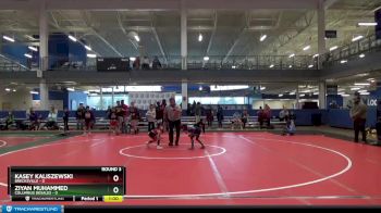 45 lbs Round 3 (8 Team) - Ziyan Muhammed, Columbus Desales vs Kasey Kaliszewski, Brecksville