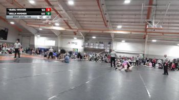 130 lbs 5th Place Match - Bella Hughes, Benjamin Logan High School vs Marli Woods, Whiteland Community