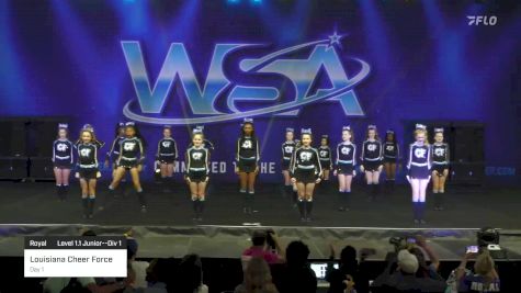 Louisiana Cheer Force - Day 1 [2023 Royal Level 1.1 Junior--Div 1] 2023 WSA Grand Nationals