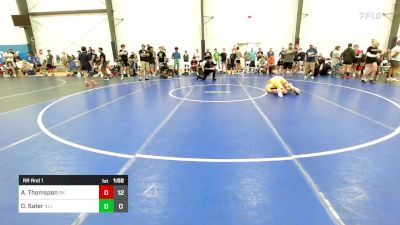 109 lbs Rr Rnd 1 - Aiden Thomspon, Bad Karma vs Owen Sater, Illinois Cornstars