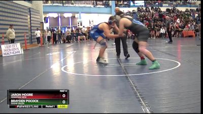 215 lbs Cons. Round 6 - Brayden Pocock, Sugar Salem vs Jaron Moore, Mountain View