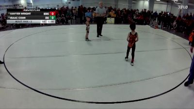2 lbs Quarterfinal - Xavyer Wright, Midwest Destroyers Wrestling Club vs Isaac Codr, Seward Wrestling Club
