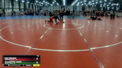 115 lbs Rd# 7- 10:45am Saturday Final Pool - Schaeffer Ashby, SELECT, Utah vs Sam Brown, Nebraska Elite