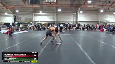 125 lbs Cons. Round 7 - Bella Hughes, Benjamin Logan vs McKenzie Montgomery, Gibsonburg