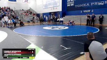 189 lbs Round 1 - Charlie Woodcock, White Bear Lake Area vs Vicente Elustondo, Simley