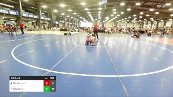 120 lbs Rr Rnd 2 - Azlyn Cates, Marlboro Wrestling Club vs Tayah Beach, Evil Empire Purple