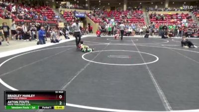 40 lbs Cons. Round 1 - Axton Fouts, Ridge Wrestling Club vs Bradley Manley, EXCELSIOR SPRINGS