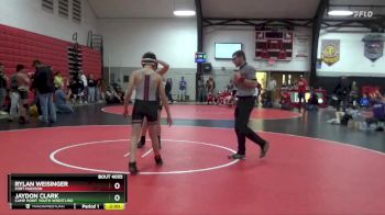 5th Place Match - Rylan Weisinger, Fort Madison vs Jaydon Clark, Camp Point Youth Wrestling