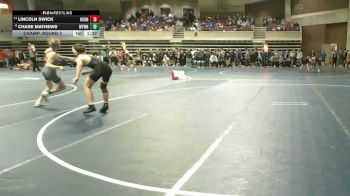 121 Championship Bracket Champ. Round 3 - Lincoln Swick, Oconomowoc vs Chase Mathews, Watertown