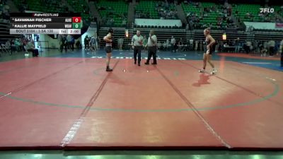 1-5A 138 Semifinal - Kallie Mayfield, Weaver vs Savannah Fischer, Alexandria HS