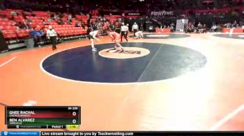 3 lbs Quarterfinal - Ben Alvarez, Yorkville vs Ghee Rachal, Chicago (Marist)