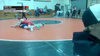 157 lbs Finals (2 Team) - Tucker Simpson, Easton-Pleasant Ridge HS vs Henry July, Atchison HS