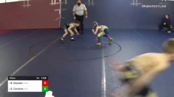 55 lbs Semifinal - Brayden Kessler, Garnet Valley vs Geno Carpino, Central Bucks