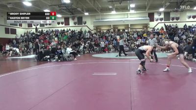 190 lbs Quarterfinal - Brody Shipler, Algona vs Easton Beyer, Clarion-Goldfield-Dows