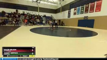 120 lbs Champ. Round 1 - Danny Gertsch, Deer Park vs Kaleb Nelson, Mt. Spokane