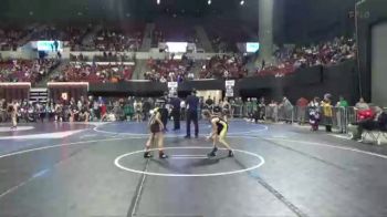 73 lbs Quarterfinal - Brystenna Franklin, Cascade Little Guy Wrestling vs Caydee Gorder, Poplar Wrestling Club