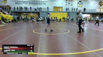 120 lbs 3rd Place Match - Gabriel Lenc, Sunset vs Finley Marshall, Warrenton