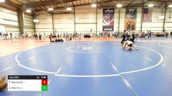 80 lbs Quarterfinal - Trevor Patrovich, NY vs Aiden Morris, MA