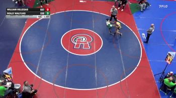 124 lbs Quarterfinal - William Hillegas, North Hills vs Rolly Walylko, Coneamaugh Township