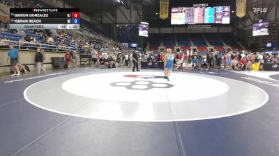 144 lbs Quarters - Gideon Gonzalez, NJ vs Kieran Beach, MI