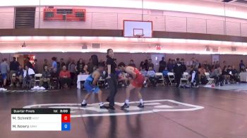 60 kg Quarterfinal - Matthew Schmitt, West Virginia Regional Training Center vs Max Nowry, Army (WCAP)