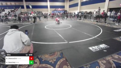 88 lbs Consi Of 16 #2 - Brody Gherardini, Team Grand Valley Elite vs Hilcias Sanchez, Rebel WC