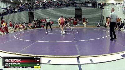 175 lbs 2nd Wrestleback (8 Team) - Drew Schapker, Evansville Mater Dei vs Colin Stewart, Avon