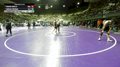 138 lbs Round Of 16 - Drake Mello, Paso Robles vs Aedan Ortega, El Diamante