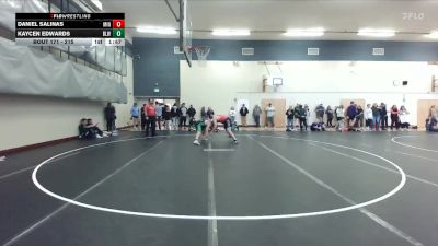 215 lbs Champ. Round 2 - Kaycen Edwards, Blackfoot vs Daniel Salinas, Minico