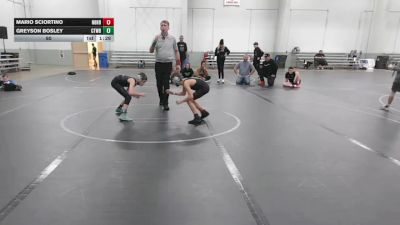 60 lbs Round 7 (8 Team) - Greyson Bosley, CTWHALE Blue vs Mario Sciortino, Neighborhood Wrestling