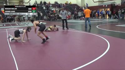 B-7 lbs Round 5 - Rogan Nolan, Big Game Wrestling Club vs Asher Jans, Wapsie Valley Wrestling Club