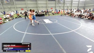 160 lbs Quarters & 1st Wb (16 Team) - Raphael Tovar, Illinois vs Ender Rider, Kansas Blue