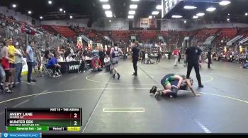 122 lbs Quarterfinal - Avery Lane, Dundee WC vs Hunter Eek, Michigan Grappler RTC