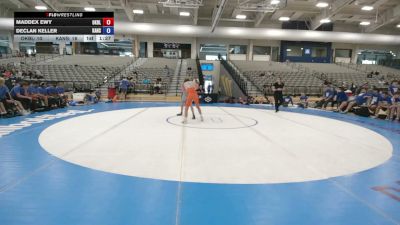 120 lbs Maddex Ewy, Oklahoma Blue vs Declan Keller, Kansas