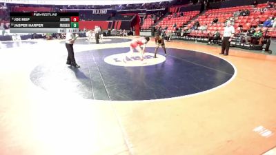 2A 157 lbs Champ. Round 1 - Joe Reif, Jacksonville (H.S.) vs Jasper Harper, New Lenox (Providence Catholic)