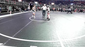 110 lbs Semifinal - Walker Shelburne, Marysville Kids vs Hawk Smith, Bronco Wrestling Club