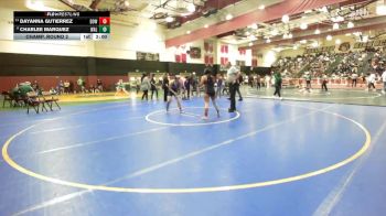 125 lbs Champ. Round 2 - Dayanna Gutierrez, Downey vs Charlee Marquez, Walnut