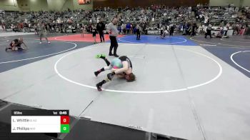 95 lbs Consolation - Logun Whittle, Gladiator Wrestling vs Jackson Phillips, Mat Time