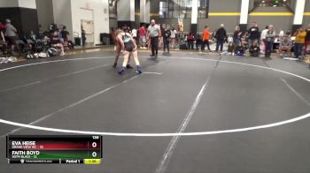 130 lbs Round 3 (6 Team) - Eva Heise, Grand View WC vs Faith Boyd, SOTM Black