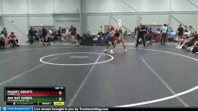 120 lbs Placement Matches (8 Team) - Massey Odiotti, Illinois vs Ray Ray Harris, California Gold